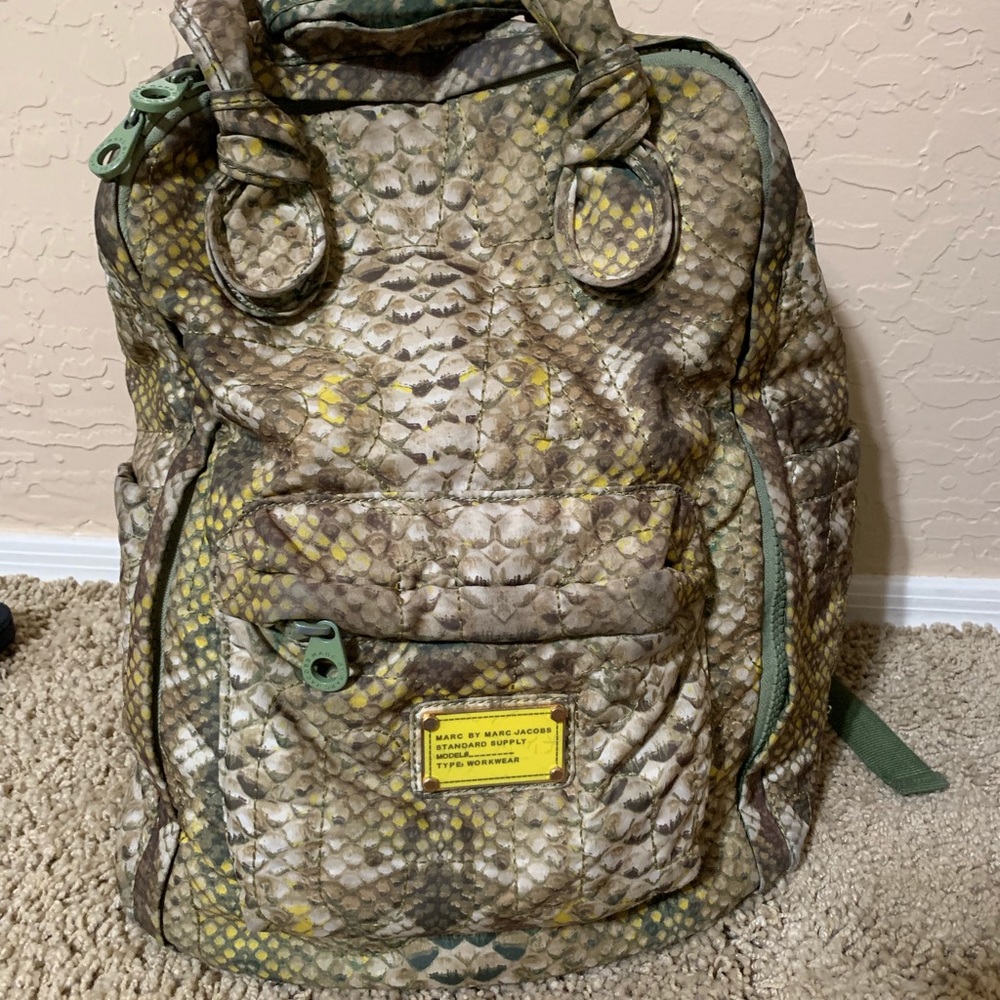 Marc Jacobs snakeskin backpack!
